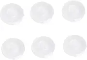 6Pcs Rotatable Plastic Cable Winder Organizer Tangle Earphone Cord Holders Durable and Practical Data Line Management Boxes Transparent for
