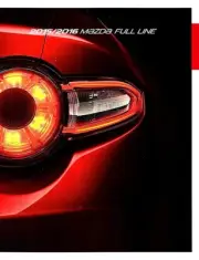 2015 MAZDA FULL RANGE—US SALES BROCHURE—2 3 5 6 CX-5 CX-9 2016 CX-3 MIATA—NEW