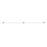 Silver 25+2cm Multi Ball Singapore Anklet