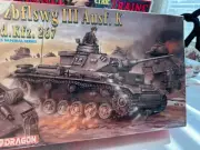 1:35 DRAGON Pzbflswg III Ausf. K Sd.Kfz. 267 TANK KIT- NEW WM056