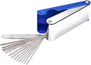 Guitar Nut Bridge File Set Luthiers Tool Box 13 Sizes of Files 1 Flat File for Guitar Banjo Mandolin Bass String Groove Slot BBZY
