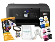 DTF CONVERSION Printer EcoTank ET 2800 Bundle Combo with DTF Ink and Paper