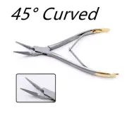 Dental Minimally Invasive 45° Curved Residual Root Fragment Forceps Pliers Tools