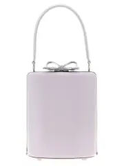 [Self Portrait] Self Portrait-Lilac Leather Mini Bow Borse A Mano Viola-Donna OS