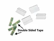 Z-Bar Slatwall Attachments with Double-sided Tape (Lot of 24)