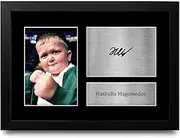 HWC Trading FR A4 Hasbulla Magomedov Gifts Printed Signed Autograph Picture for Followers & Fans - A4 Framed