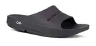 Oofos Ooahh 1100BLK Men's US 8 Black Recovery Footwear Slide Sandals RHS4446