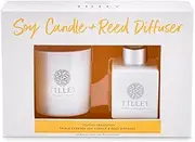 Tilley Classic White Tahitian Frangipani Candle & Reed Diffuser Gift Pack