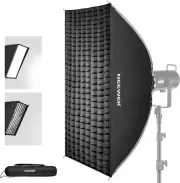 NEEWER 24"X35" Quick Setup Foldable Rectangular Strip Softbox Bowens Mount with