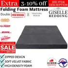Giselle Bedding Foldable Foam Mattress Portable Tri Folding Double Size Bed Mat