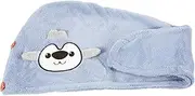 WOONEKY Hooded Hair Drying Towel Wrap Adult Microfibre Quick Dry Soft Comfortable Hair Towel Wrap