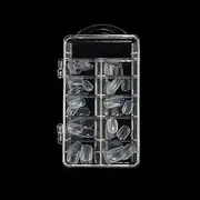 100Pcs Nail Tips Quick Extension Transparent Pr On False Nails Tips Nail Art Transparent