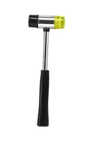 25mm Dual Head Nylon Rubber Hammer Jewelers Metal Mallet,Multipurpose,