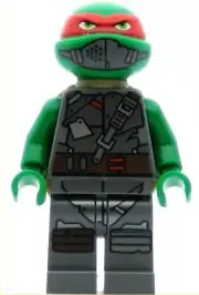 LEGO Teenage Mutant Ninja Turtles Minifigure Raphael with Armor (Genuine)
