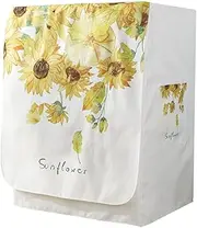 Washer Dustproof Cover Front Load, Washing Machine Dryer Protector Sunscreen Waterproof Tumble Dryer Case Protective Cover for Most Front Loadi (Sunflower 1,L-capacity 9-12kg)