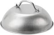 Griddle Accessories Heavy Duty 9in Wide Smashed Burger Melting Cheese Dome Cover Stainless Steel Basting Steaming Cover