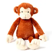 Jiggle & Giggle Polyester 40cm Gigi The Monkey Kids/Baby Soft Plush Toy BRWN 0m+