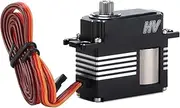 RC Airplane Servo, DS596MG RC Digital Servo Set Aluminum Alloy Gear Coreless Motor Servo for RC Fixed Wing Airplane Aircraft