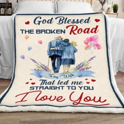 Customized To My Wife Sofa BLANKET Best Price Mother Day Gift All Over Print
