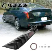 For Cadillac CT4 CT5 Rear Bumper Diffuser Reflective Strip Tail Light Shark Fins