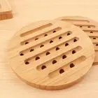Bamboo Heat Resistant Pan Stand Pot Trivet Dishes Holder Insulation Mat