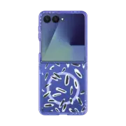 Galaxy Z Flip7 Impact Magnetic Case Brushed Cheetah Black