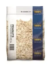 Trumps Peanuts Blanched Raw 1kg x 1