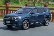 1/18 Scale Jeep Grand Commander blue Diecast Car Model Toy Collection