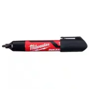 INKZALL Black Chisel Tip Jobsite Permanent Marker