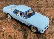 1/18 Modified Holden HX LE Monaro Model Car Opaline Blue 500 Made