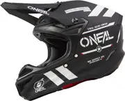 Oneal 5SRS Polyacrylite Warhawk Motocross Helmet, black-white, Size L for Men Black White