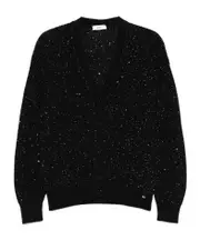 sequined cardigan IT48 Black