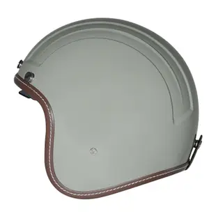 THH 安全帽 T300N 素色 水泥灰 內墨鏡 全可拆洗 金屬排齒扣具 復古帽 半罩