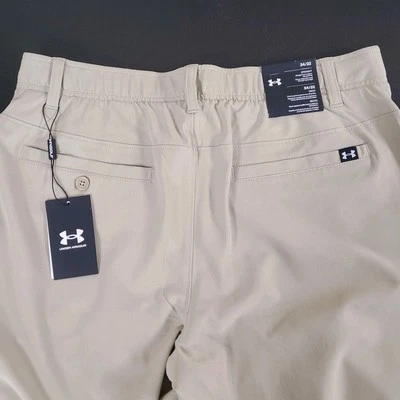 Under Armour Men’s UA Drive Golf Pants UPF 50+ 1364407 Khaki Beige 34x32 NWT