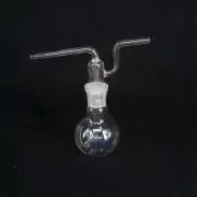 100ml 24/29 Joint Lab Borosilicate Glass Gas Washing Bottle Flat Bottom