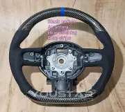 BLUE Line PREMIUM CARBON Suede Steering Wheel for MINI R55 R56 R60 Cooper JCW (for: Mini)