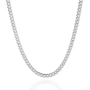 QUADRI - Cuban Link Curb Chains for Men Women Boys Girls 925 Sterling Silver ...