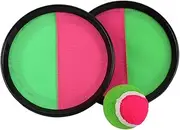 Hsthe Sea Velcro Ball Set with 4 Ball Paddles and 2 Balls for Children, Throwing and catching Game, Velcro Ball for Garden, Indoor and Outdoor use