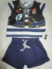 Boys Peter Alexander Jnr Pirate pj set pyjamas Size 2 NWT