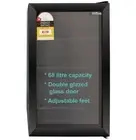 Airflo 70L Glass Door Bar Fridge AFF70 Double Glazed Reversable Door New