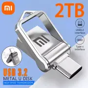 Xiaomi 2TB USB 3.2 Flash Drive High Speed USB 512GB 1TB Type-C Interface Dual-Us