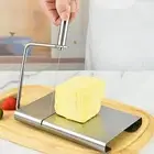 Cheese Cutter Multipurpose Cheese Wire Cutter with Serving Board Kitchen Gadgets