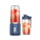 Portable Fruit Juicer Blender 6 Blade Travel Blender USB Charging wireless Mini