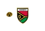 pins pin's flag national badge backpack hat shield world vanuatu