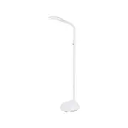 Brilliant Lighting 115cm Magoo White Adjustable Magnifying LED Floor Lamp