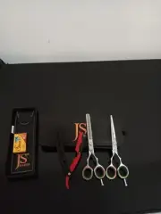 Professional Hairdressing Scissors Hair Salon Barber Cutting Shears Razor Kit 6"