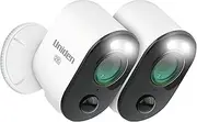 Uniden App Cam Solo PRO 2K - 100% Wirefree 2K Super HD Spotlight Camera in 1 – Twin Pack