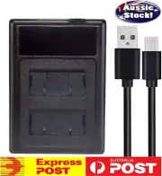 NB-2L NB-2LH DUAL USB Battery Charger for Canon EOS 350D 400D G7 G9 ZR100 ZR200