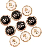 FOMIYES 10Pcs Vintage Buttons for DIY Crafts Elegant Decorative Suit Buttons for Shirts Sweaters and Accessories for Sewing Projects