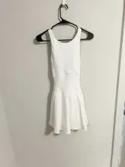 NEW Lululemon Court Crush Dress White Swift Shorts Everlux Tennis Skirt Size 6